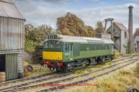 2543 Heljan Class 25/3 Diesel Locomotive number D5243 in BR Two Tone Green livery with small yellow panels
